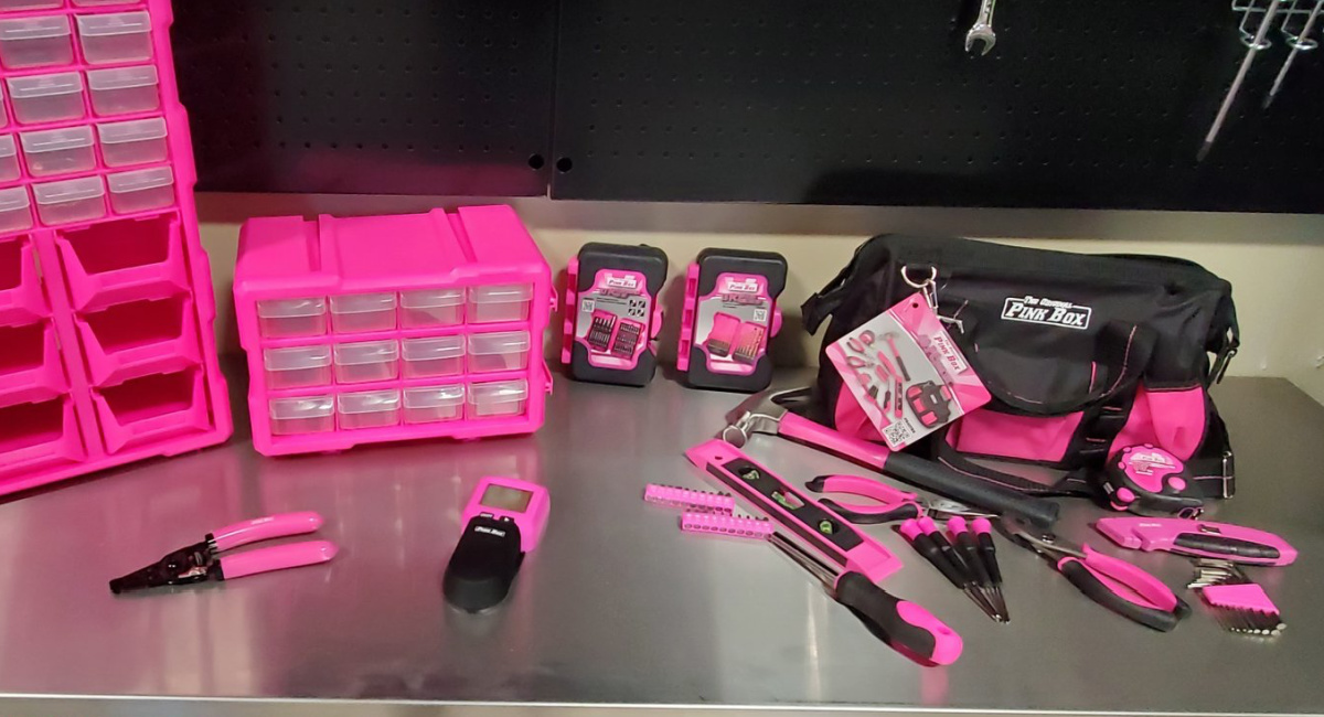 The Original Pink Box 40Piece Tool Set w/ Bag Only 31 on
