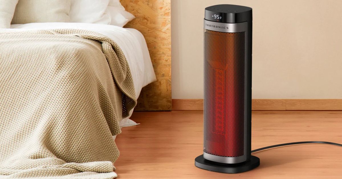 Taotronics Oscillating Space Heater Only 39.60 Shipped Quiet Design