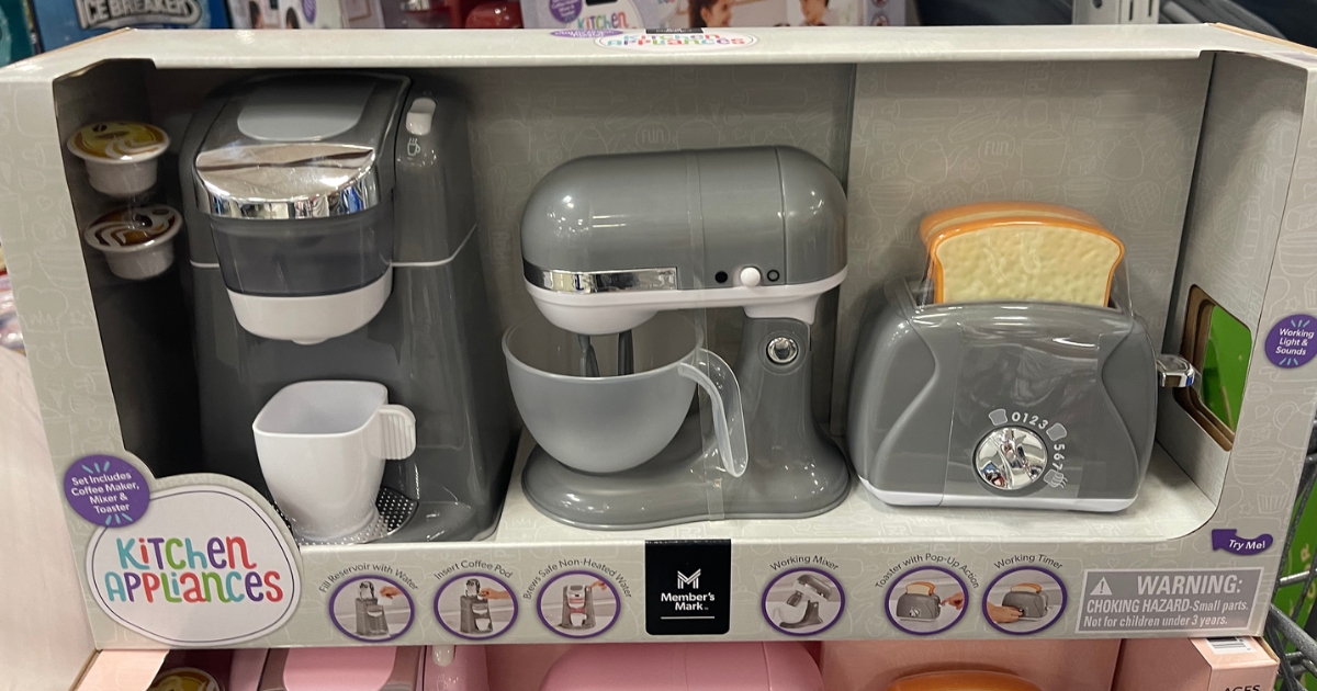 New Play Kitchen Appliance Set at Sam's Club Includes KitchenAid Mixer