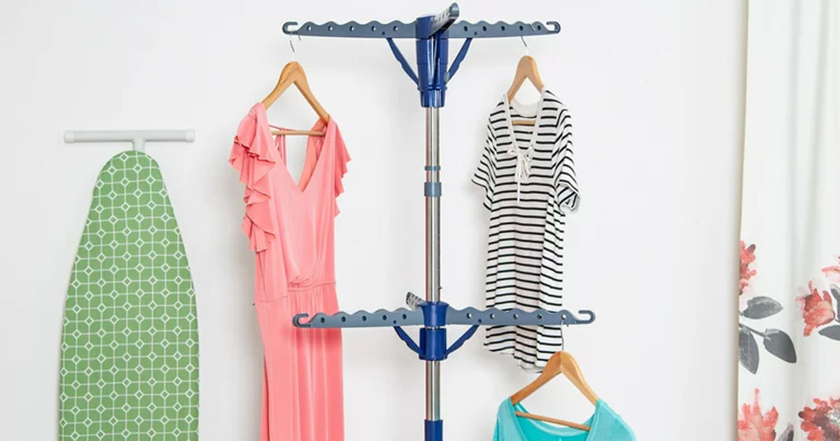 HoneyCanDo Tripod Clothes Drying Rack Only 16.80 on Amazon or