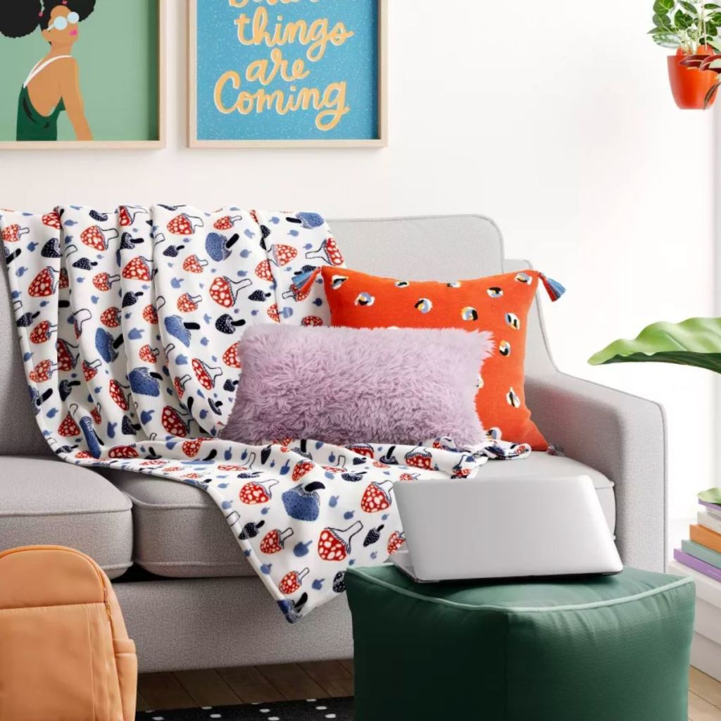 Target Room Essentials Throw Pillows & Blankets from 6.40 Hip2Save