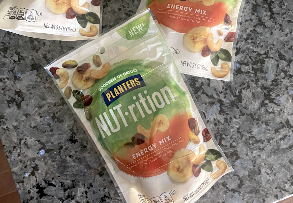 Planters Nutrition Energy Mix 5.5oz Bag Only 2.65 Shipped on Amazon