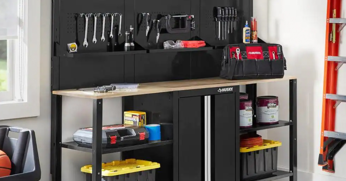 55 Off Husky Garage Storage Systems on 9Piece
