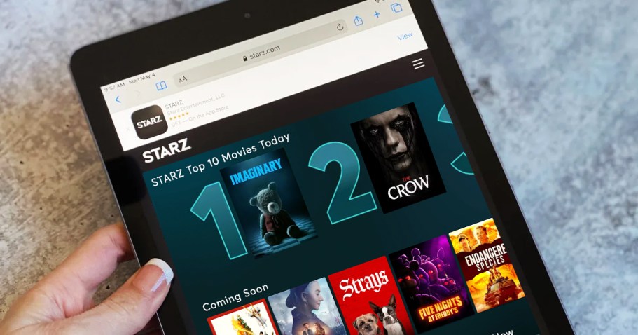 STARZ 1-Year Subscription Only .99 (Regularly ) – New AND Returning Customers