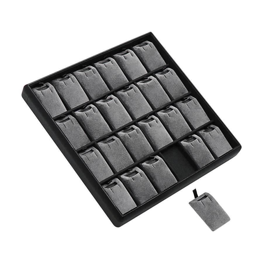KAS011 Jewelry Tray 24 removable pads HIPC Jewel Box