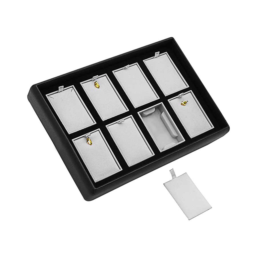 KAS205 Jewelry Tray 8 removable pads HIPC Jewel Box