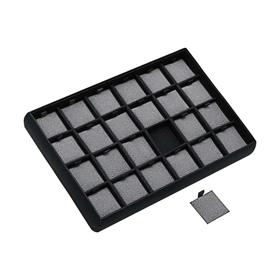 KAS209 Jewelry Tray 24 removable pads HIPC Jewel Box