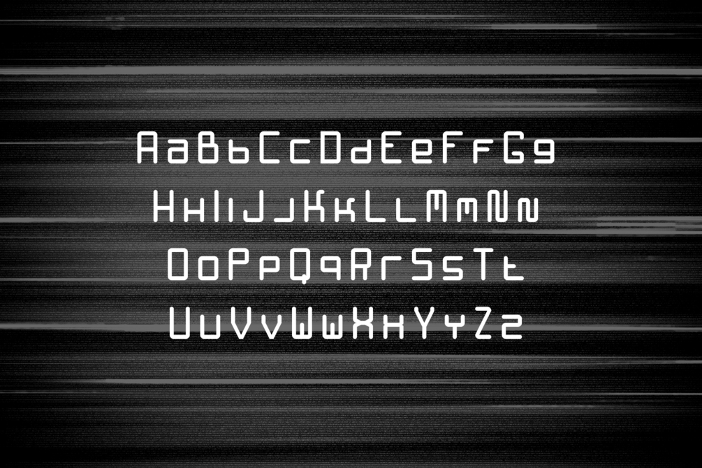 Hacker Technology Font HipFonts