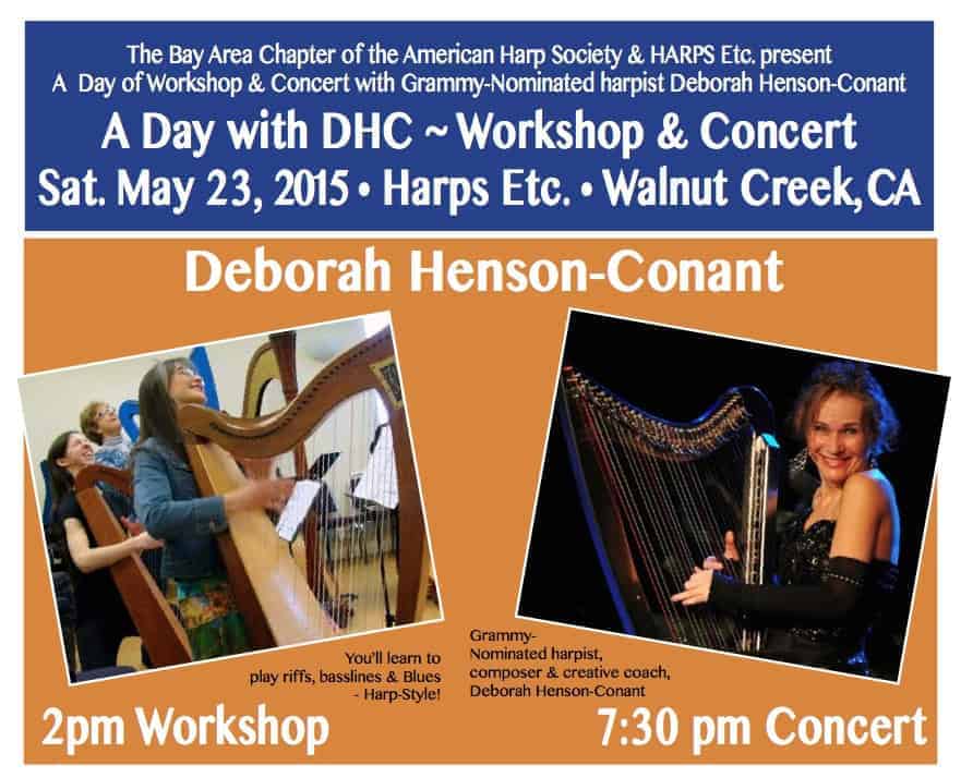 Harps Etc. hosts “A Day with DHC!” on May 23, 2015 Deborah Henson