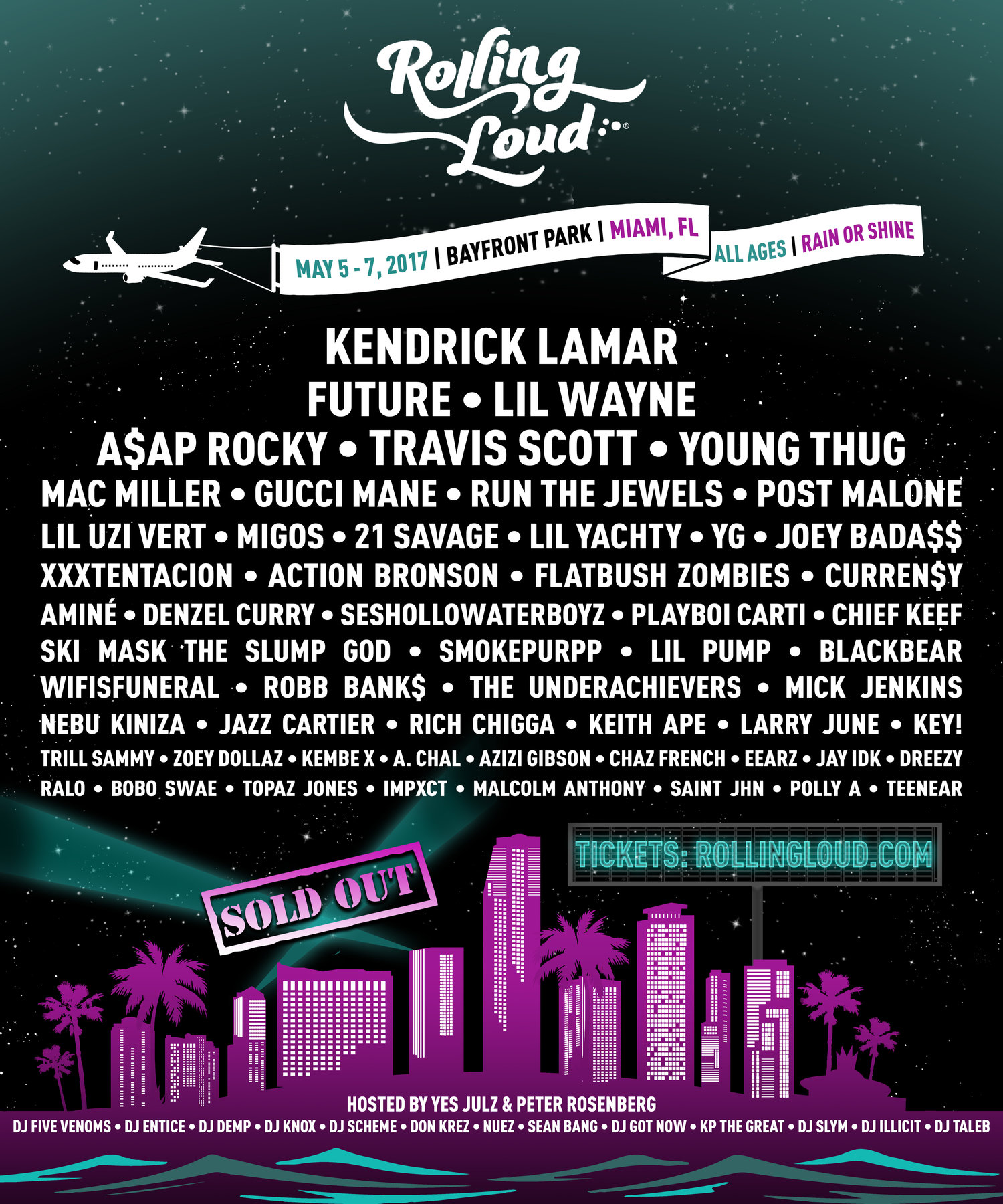Watch Live Stream of Rolling Loud Festival from Miami HipHopNMore