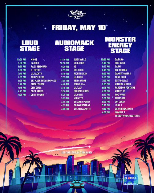 Watch Live Stream of 2019 Rolling Loud Festival Miami HipHopNMore