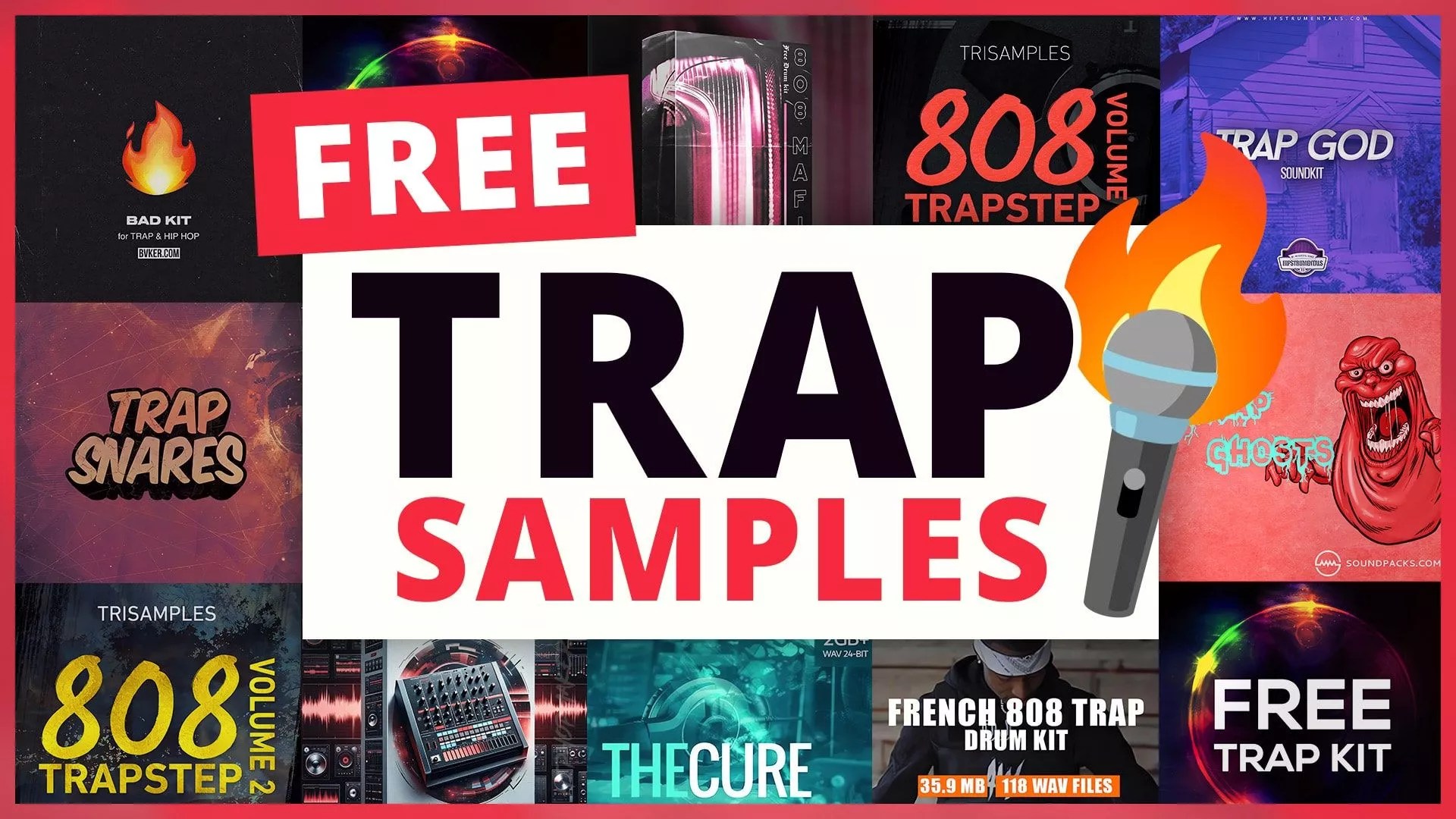 50 Free Trap Drum Kits, Trap Loops, Trap Sample Packs [2024]