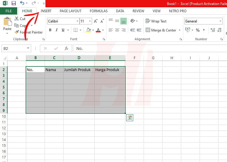Cara Membuat Tabel di Microsoft Excel Dengan Mudah