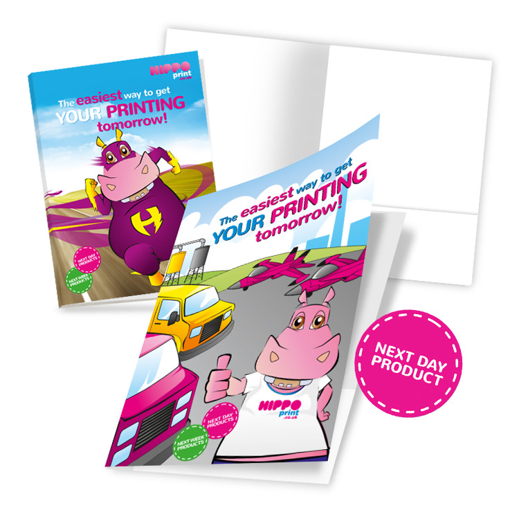 Next Day Presentation Folder Printing A3 & A4 Sizes