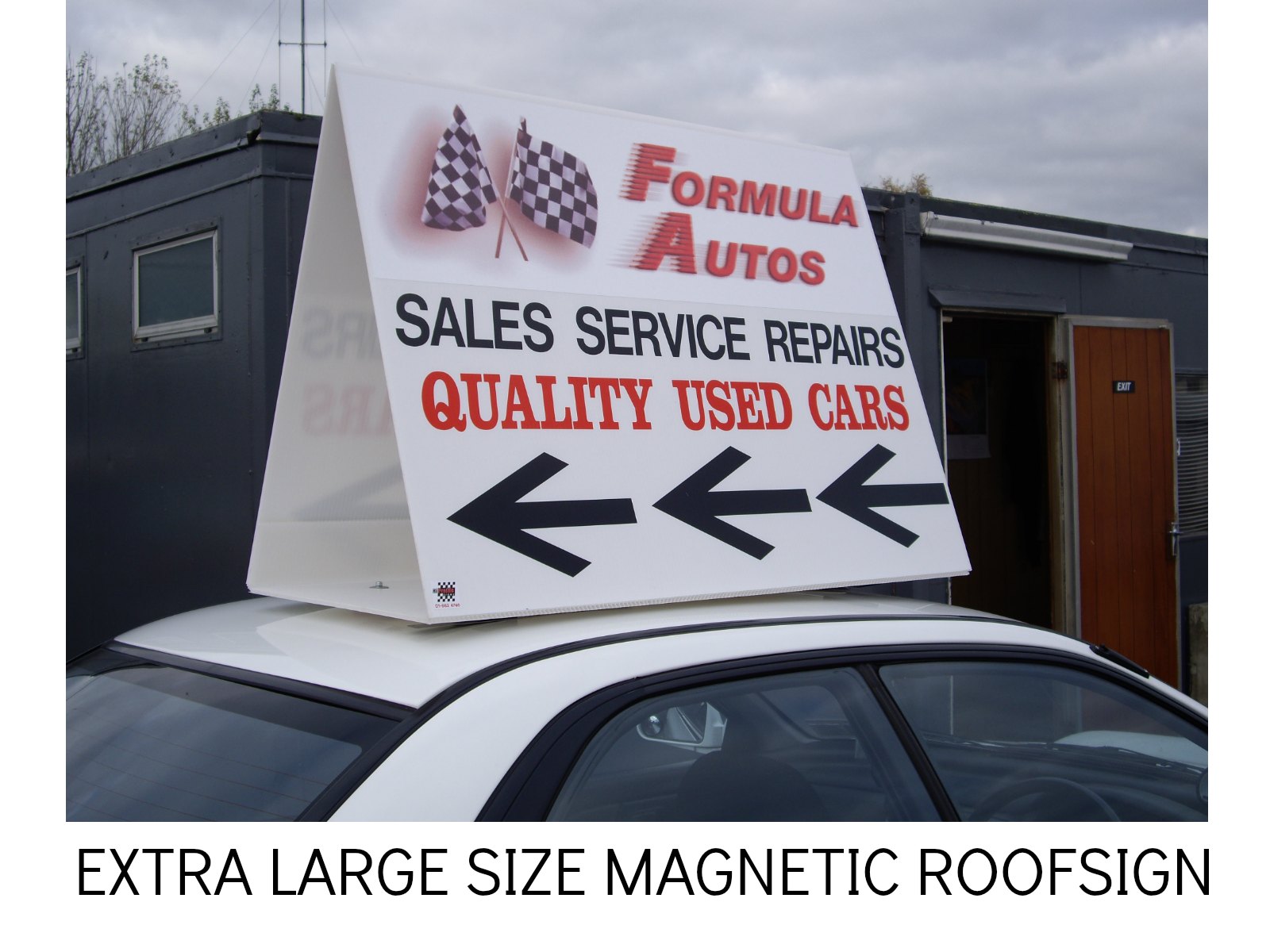 Roof sign