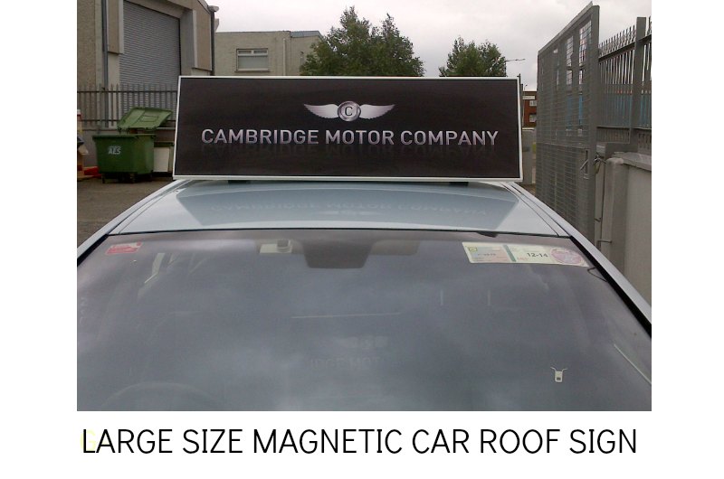 LARGE SIZE ROOF SIGN