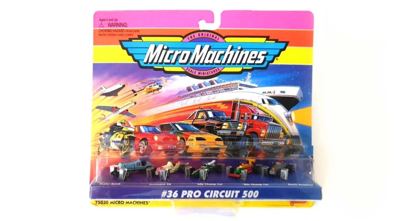 Toys from the 1990s Hot Wheels, Matchbox, Road Champs, Micro Machines