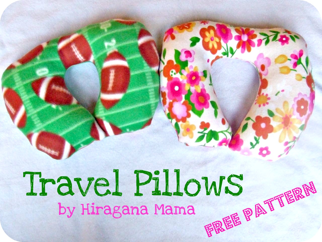 Travel Pillows for Children Hiragana Mama