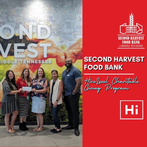 HireLevel Gives Back to Second Harvest Food Bank HireLevel