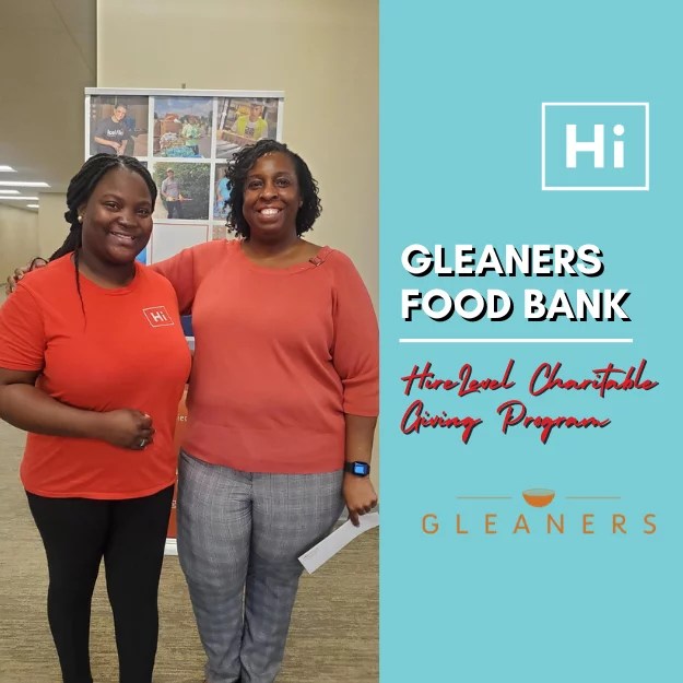 HireLevel Gives Back to Gleaners Food Bank HireLevel
