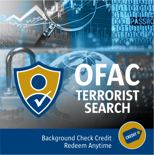 OFAC Terrorist Search Background Check Services