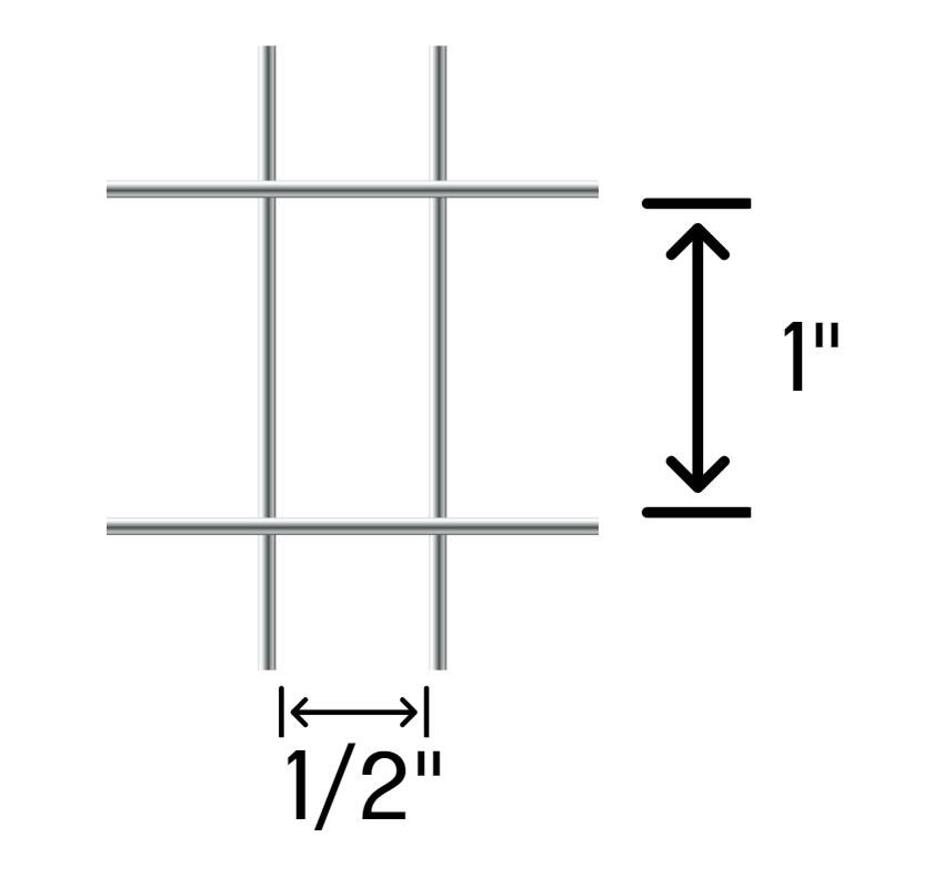 Welded Wire 1/2"X1"X48"X100' 16ga Hirsch Feed & Farm Supply