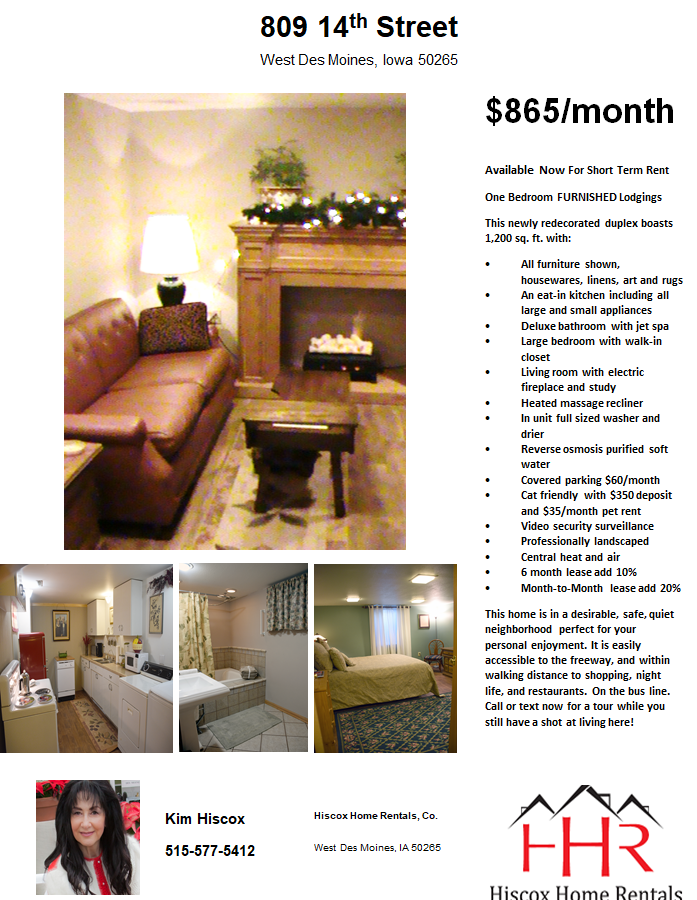 Freshly Redecorated Lodgings Hiscox Home Rentals