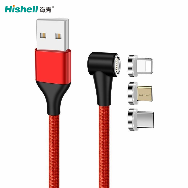China Fast Charging Cables Nylon Braided Quick Charge 3 in 1