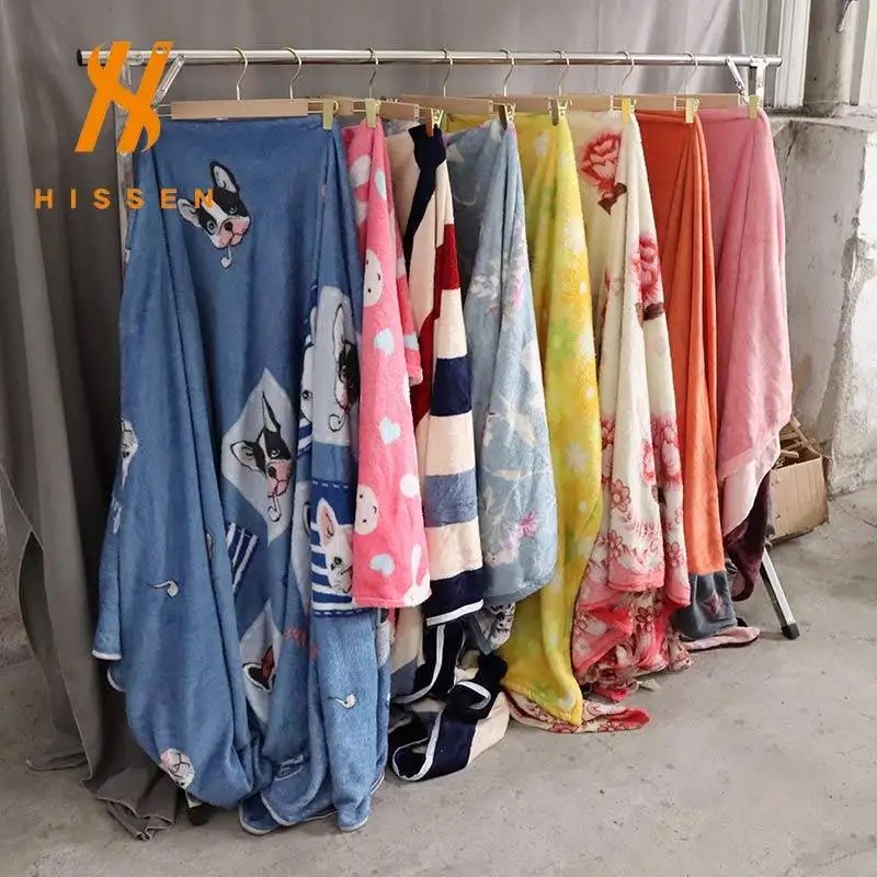 Hissen Second Hand Blanket Bales Of Clothes For Sale In China