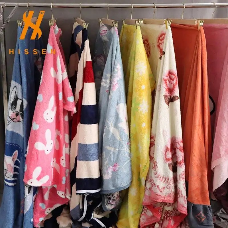 Hissen Second Hand Blanket Bales Of Clothes For Sale In China