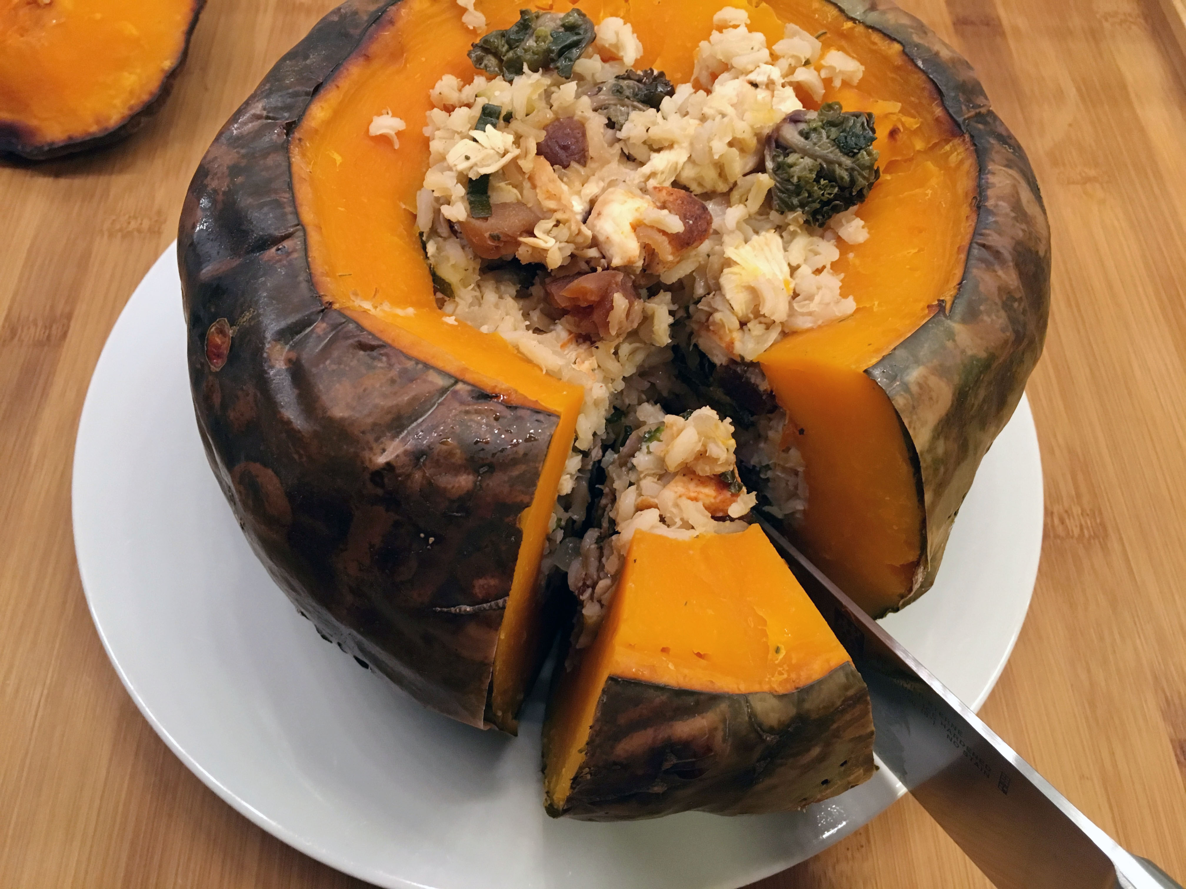Stuffed Roasted Pumpkin The Histamine Friendly Kitchen