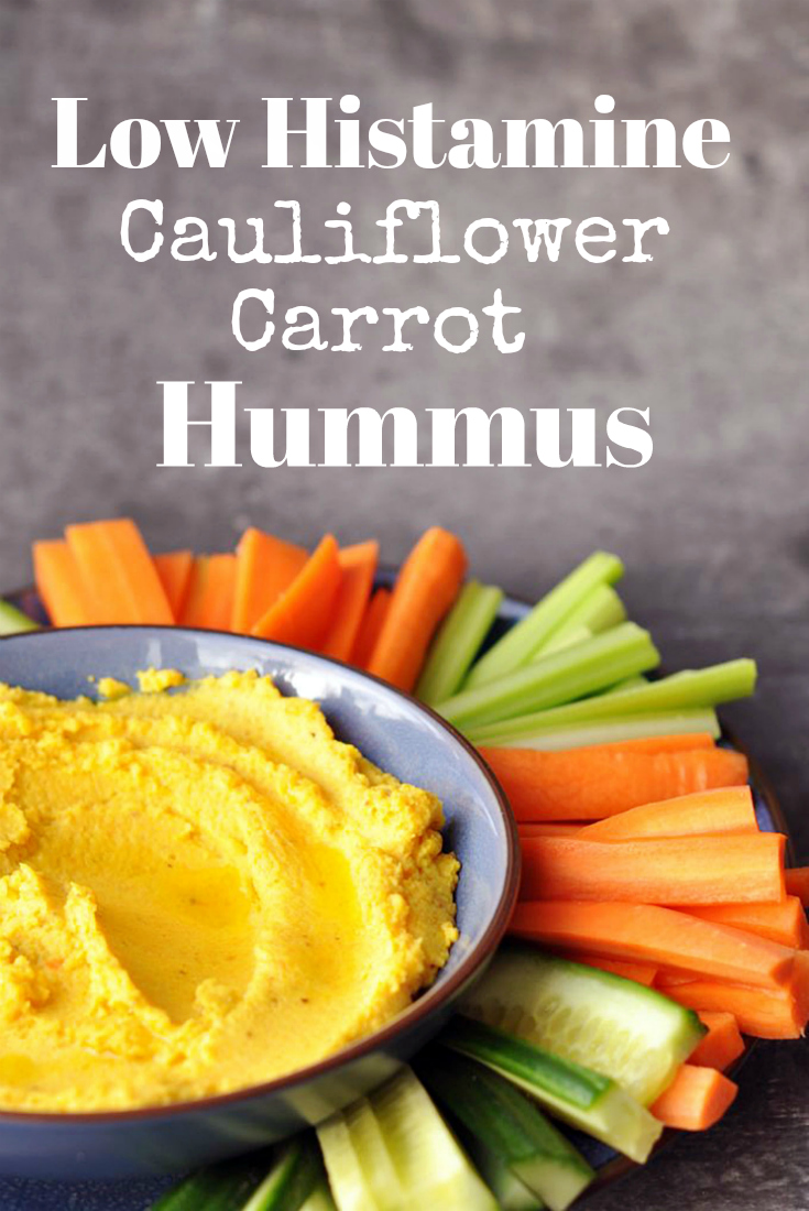 Low Histamine Cauliflower Carrot Hummus The Histamine Friendly Kitchen