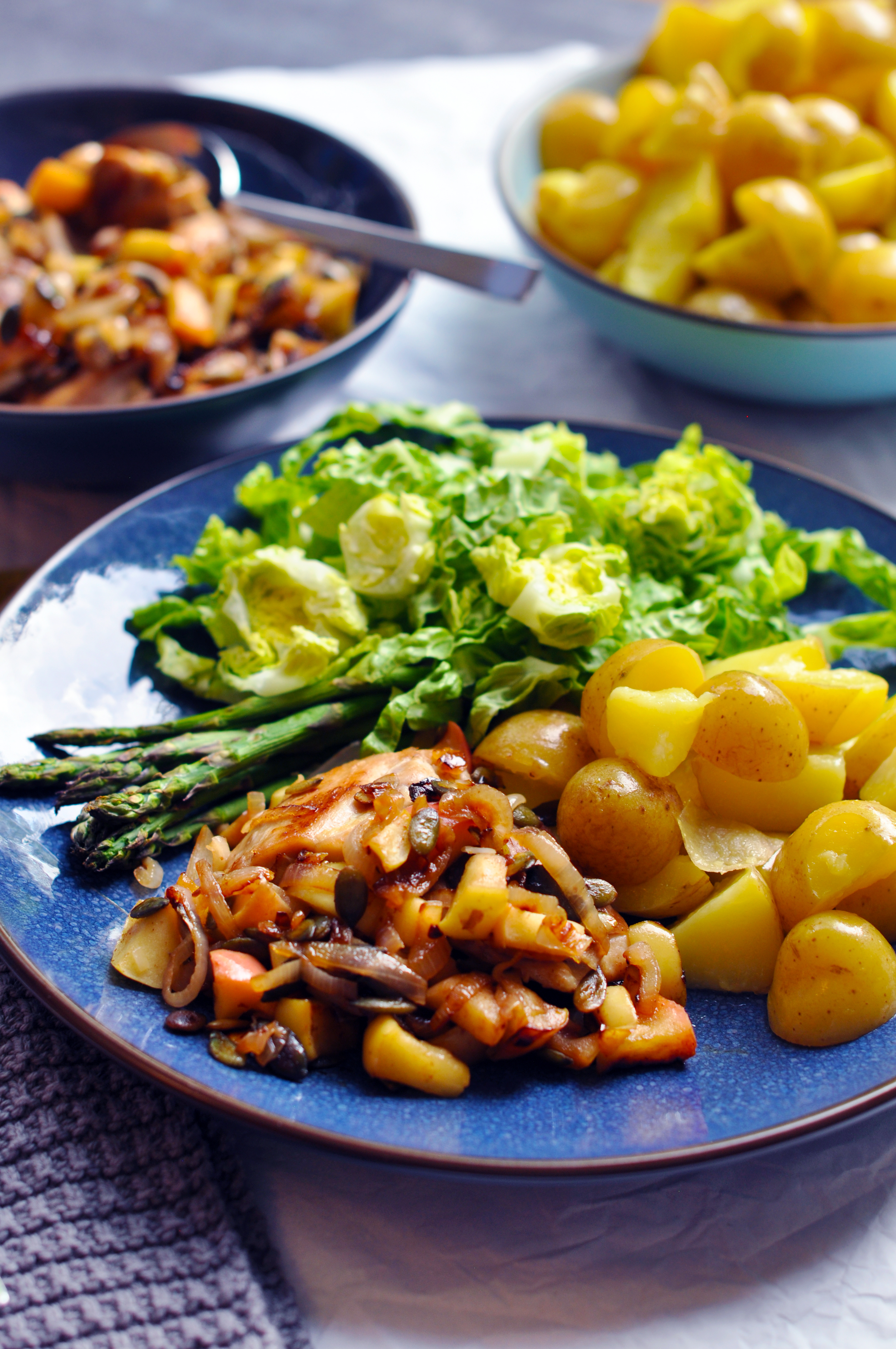 Low Histamine Simple Apple Chicken Dinner The Histamine Friendly Kitchen