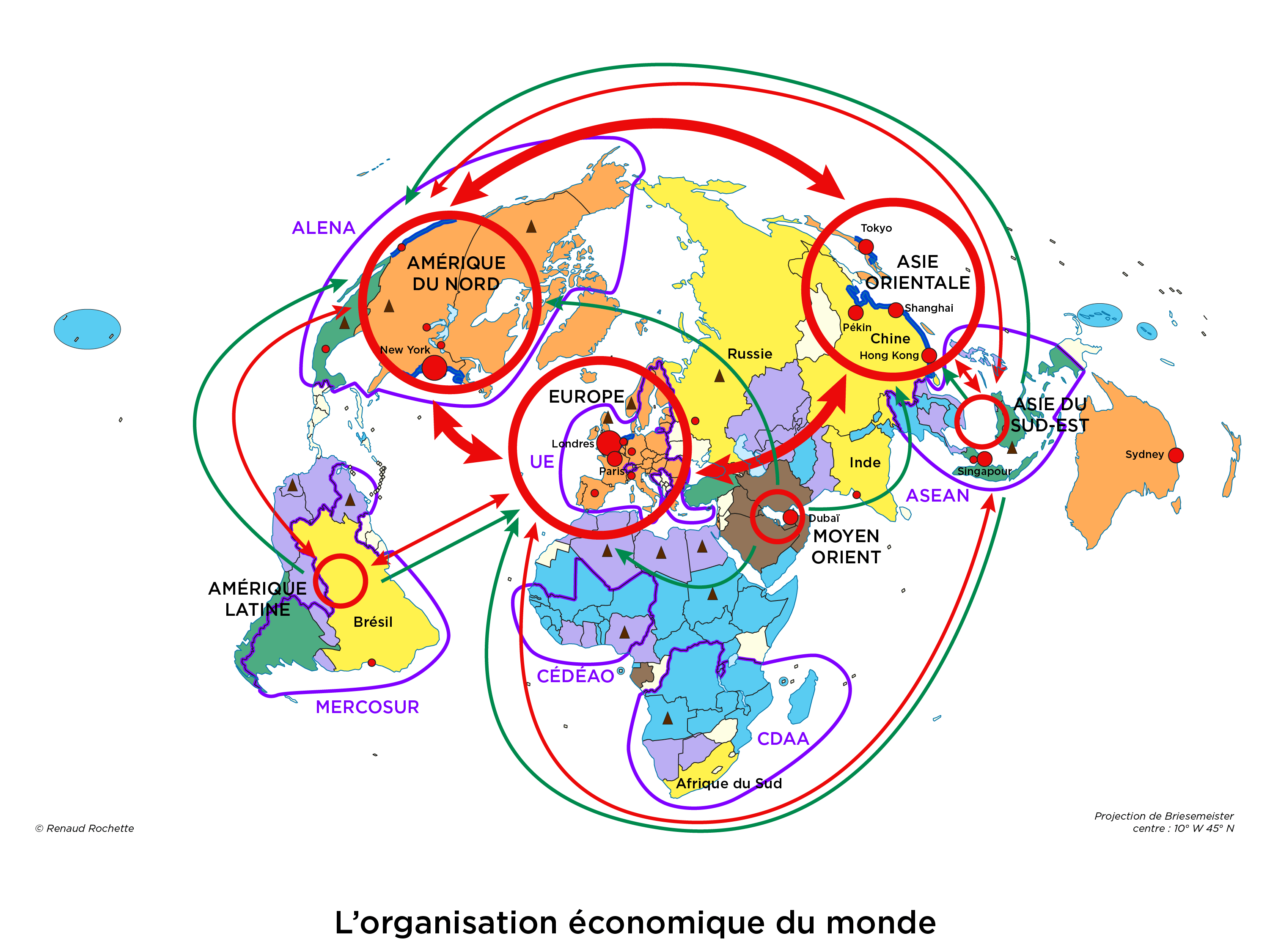 économique du monde Histocarte