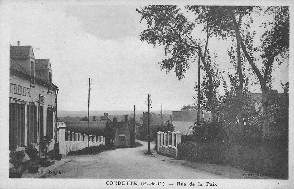 Condette en cartes postales