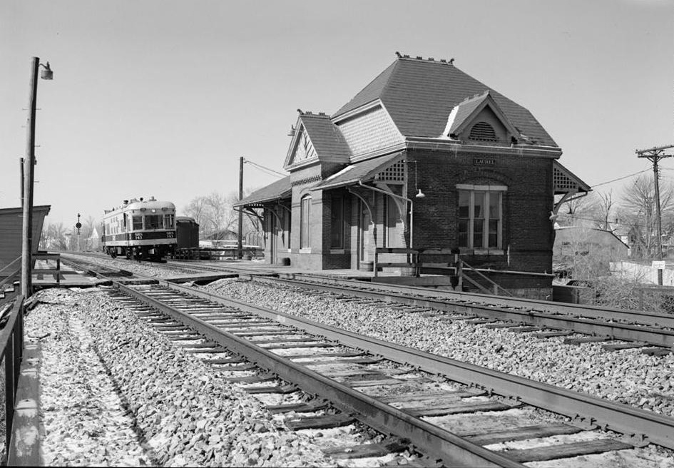 Pictures 1 Baltimore & Ohio Railroad Train Station, Laurel Maryland