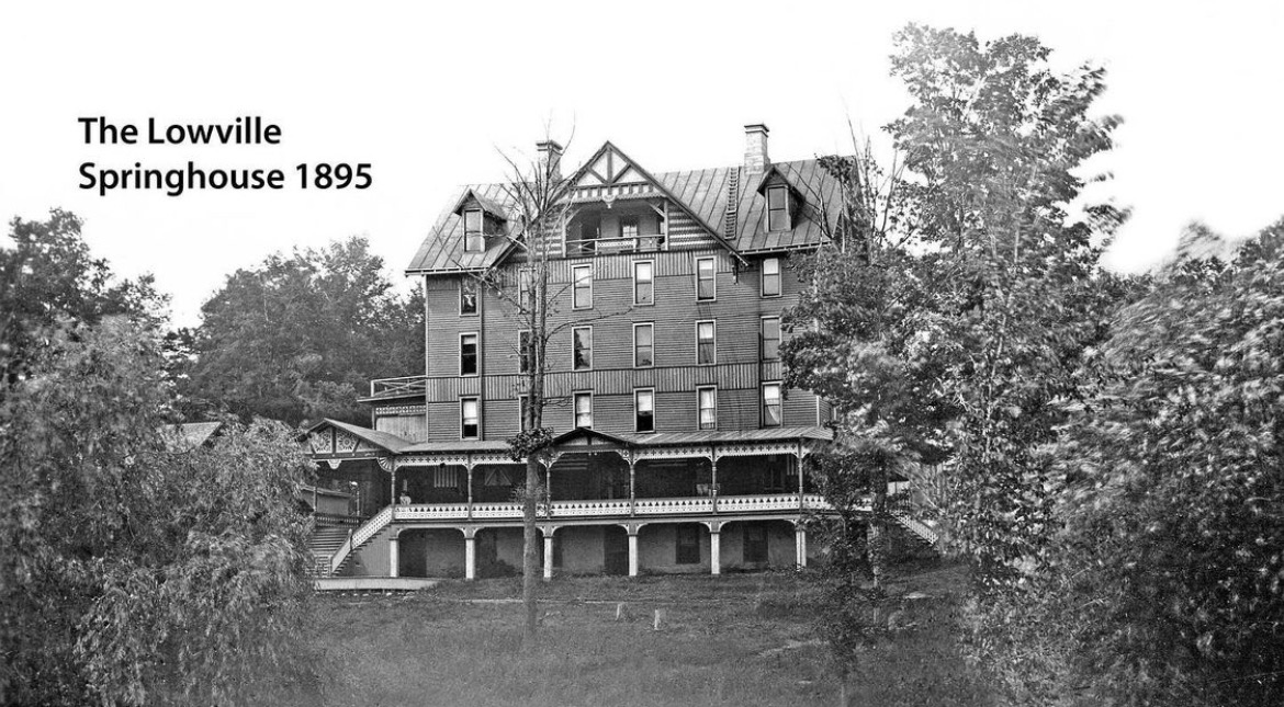 The Lowville Mineral Springs House Historically Lewis
