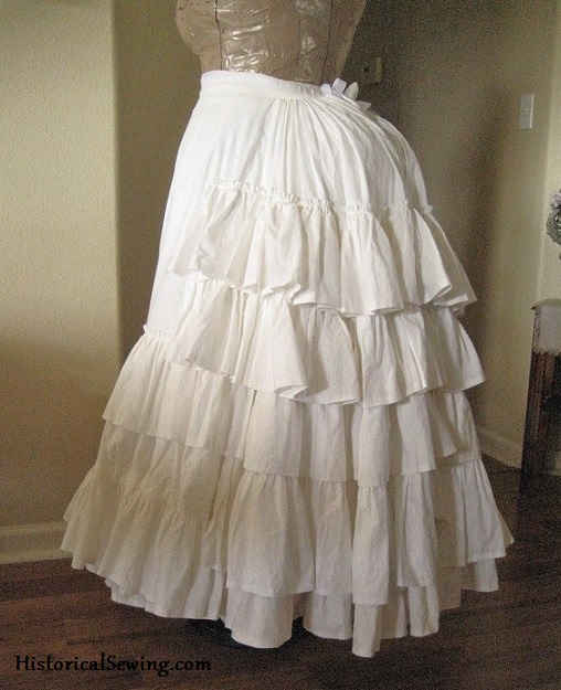 Petticoat Lengths and Widths Historical Sewing
