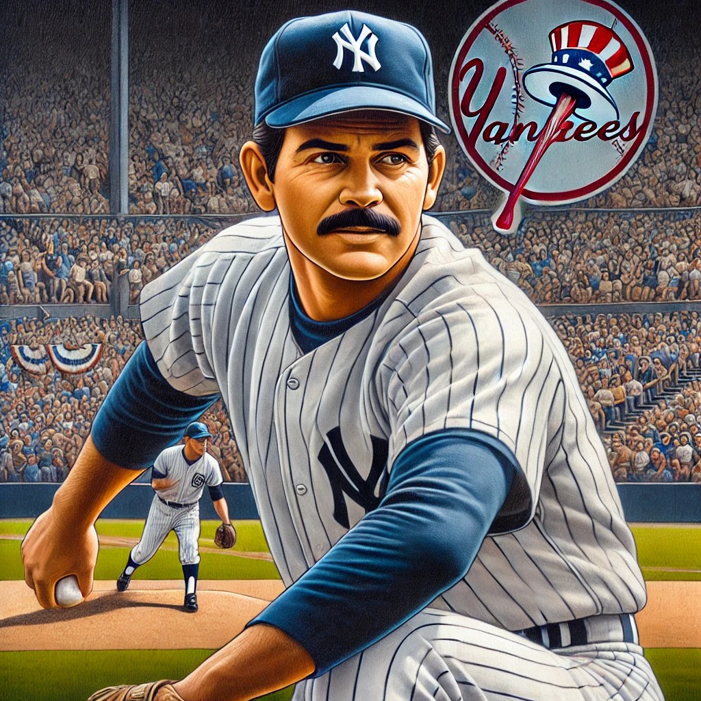 Catfish Hunter Perfect Game Pitcher and Baseball Legend Historic