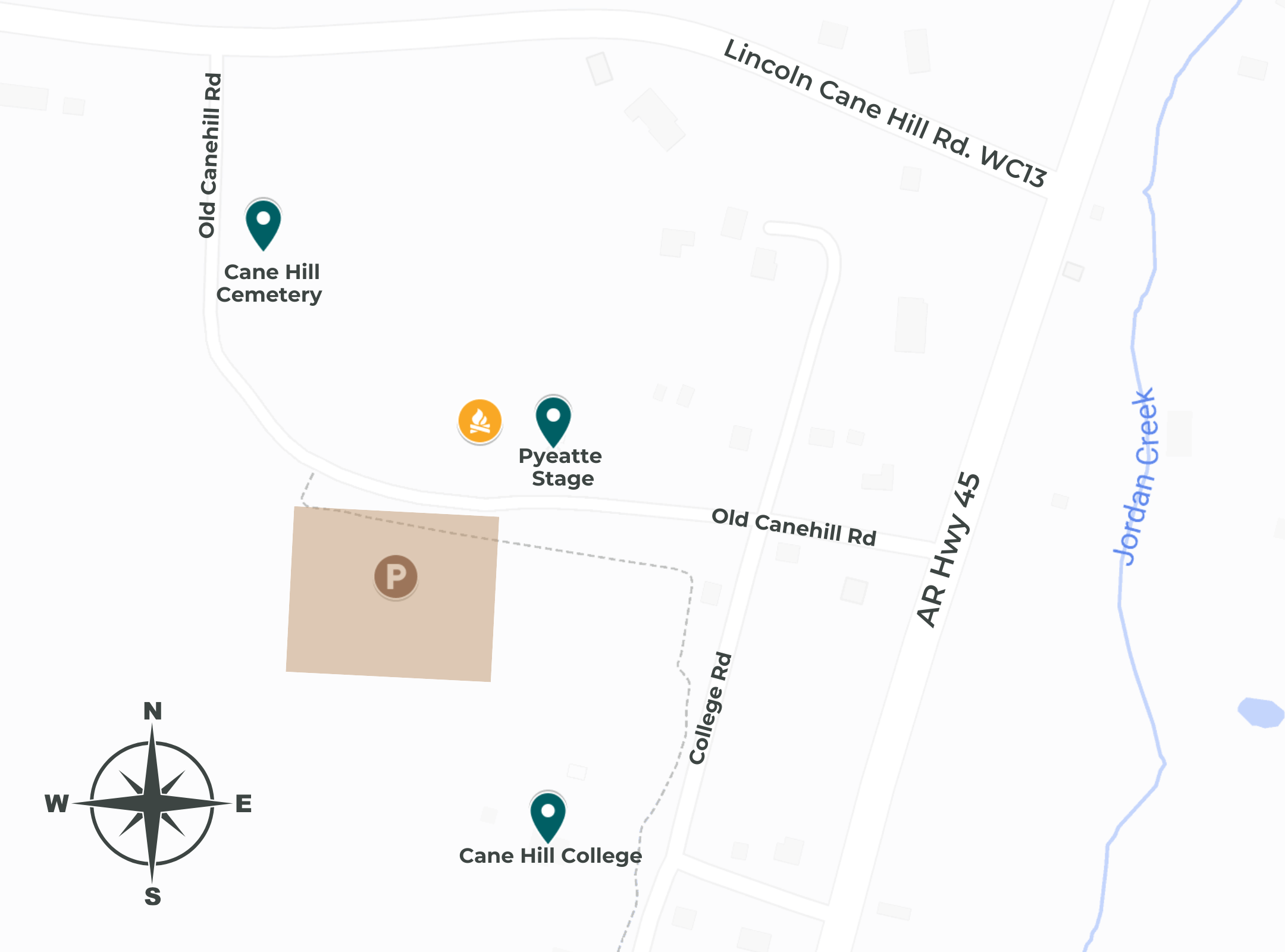 Cane Hill After Dark Historic Cane Hill Arkansas