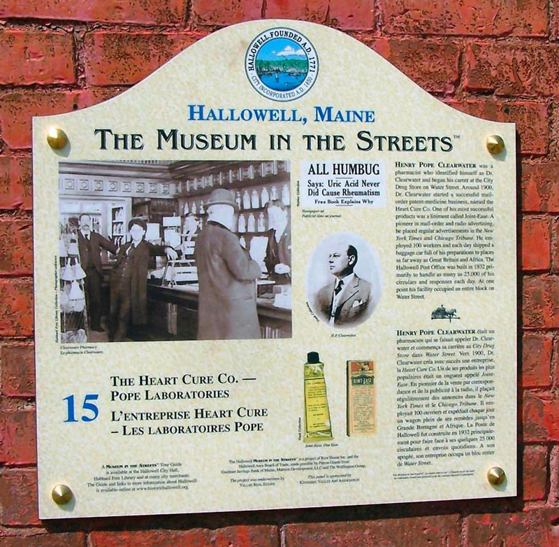 15. The Heart Cure Co. Pope Laboratories Historic Hallowell