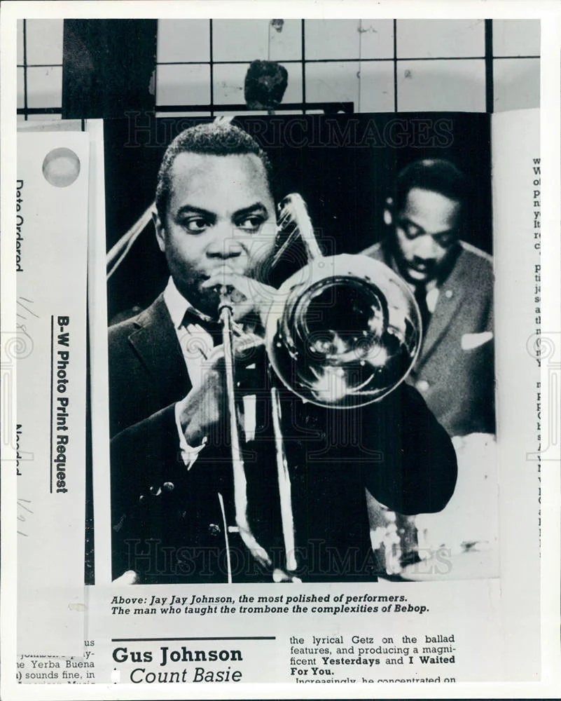 1985, jay jay johnson trombone jazz Historic Images