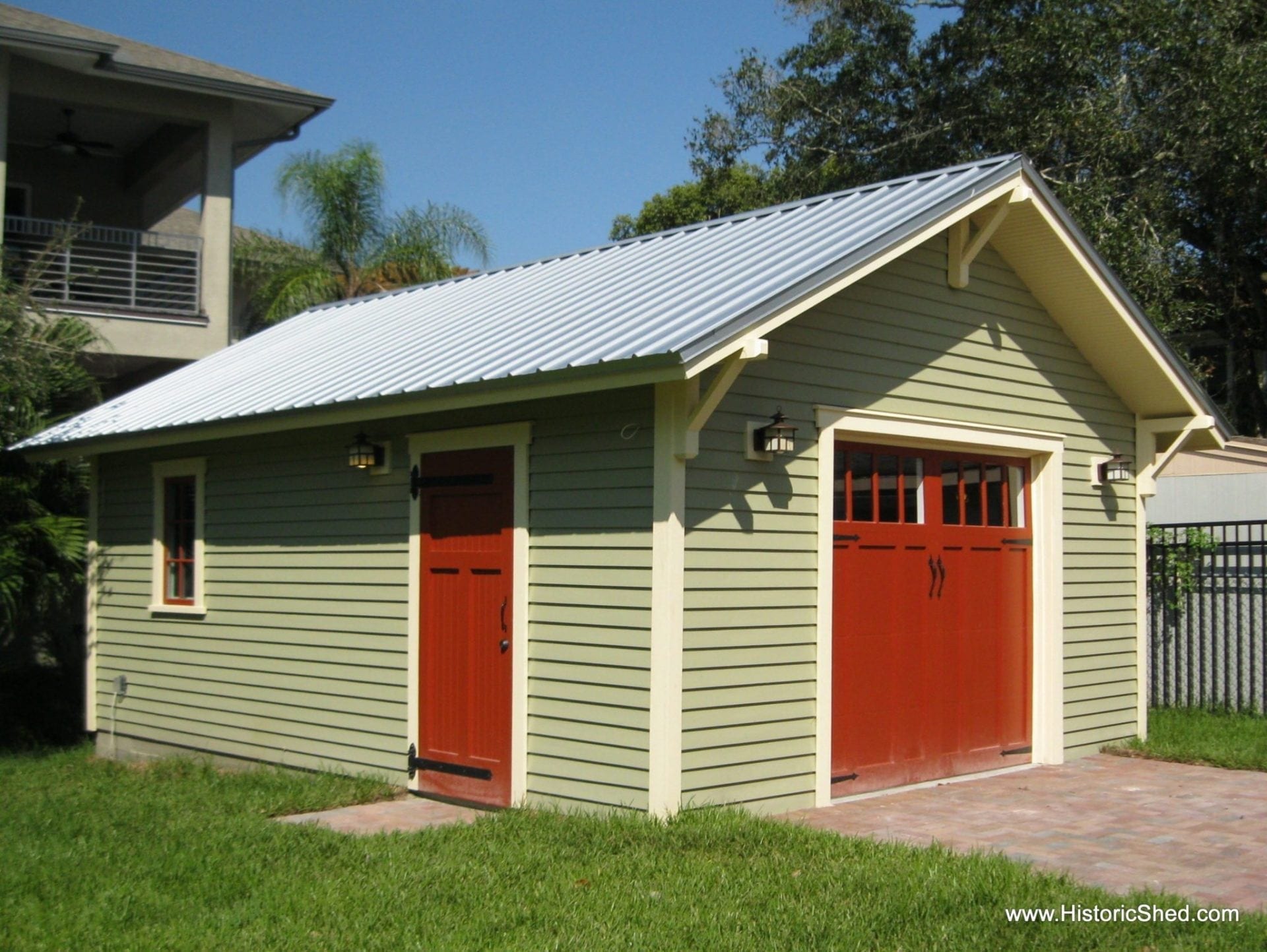 A OneCar Bungalow Garage Historic Shed
