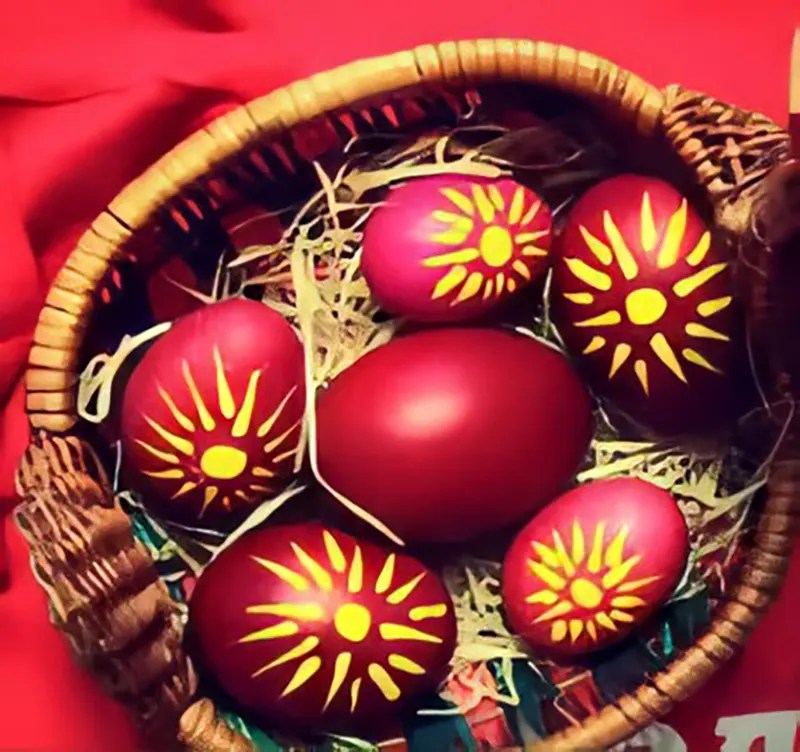 First Christians to dye Easter eggs were Macedonians