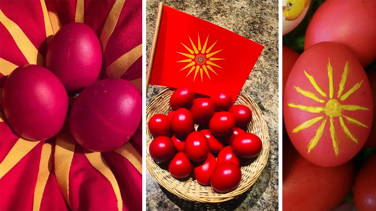 First Christians to dye Easter eggs were Macedonians