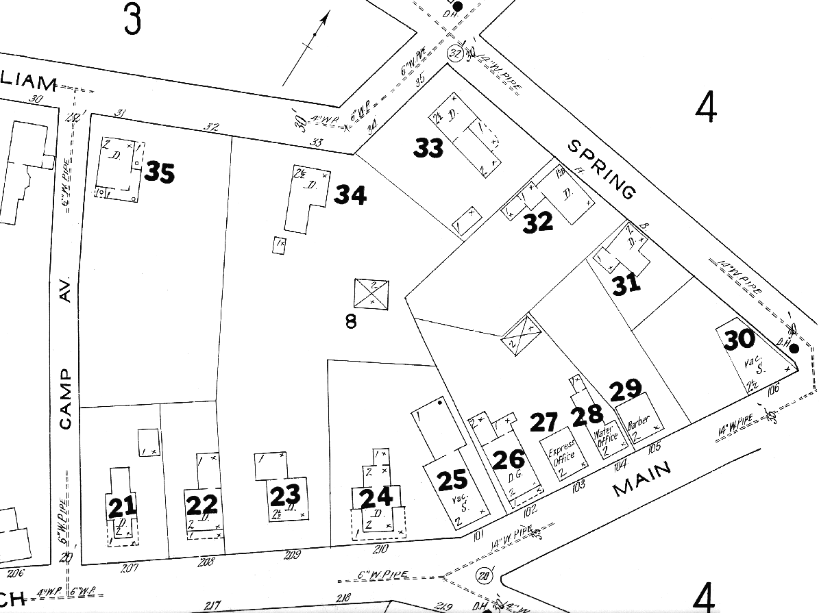 1914 Map of Vineyard Haven Section 1A