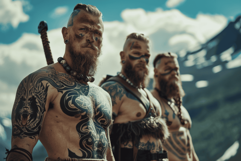 The Tattooed Warriors Uncovering the Hidden Art of Viking Body Art
