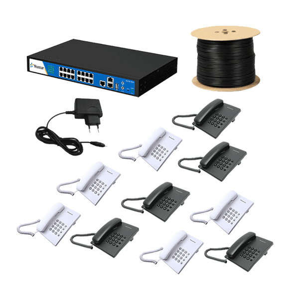 16 LINE PBX BOX 10 SET TELEPHONE + FULL SETUP Hitacoo