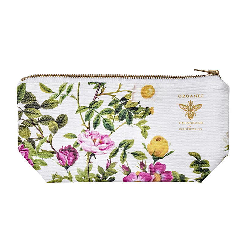 Rose Flower Garden Organic Cosmetic Bag Hitchin Lavender