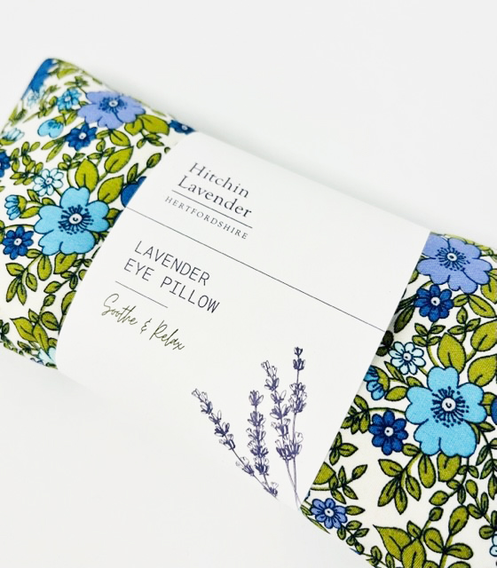 Floral Blues Lavender Eye Pillow Hitchin Lavender